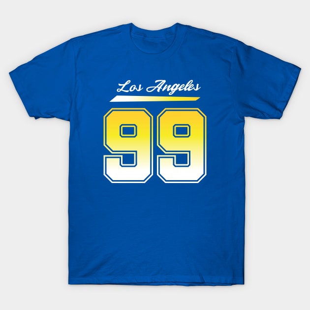 Aaron Donald Jersey Tee T-Shirt by johnnystackart